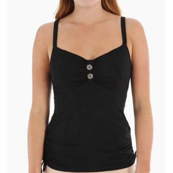 NEW Curvy Kate Built In Bra Size Cup Underwire Luau Love Tankini Top 34F DDD 34 - Picture 4 of 5